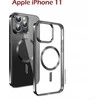 Dėklas Swissten Clear Jelly Magstick Metallic, skirtas iPhone 11 Juodas