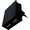 Phone Accessories Swissten Smart IC tinklo įkroviklio rinkinys 2xUSB 3A+Type C duomenų kabelis 1,2m, juodas