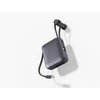 „Swissten“ išorinė baterija 10000 mAh su integruotais USB-C ir „Lightning“ laidais