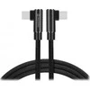 Swissten L Type Textile Universal Quick Charge 3.1 USB-C į USB-C Data ir 1,2m įkrovimo laidas