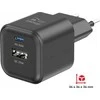 Swissten kelioninis įkroviklis GaN USB-C 35W PD / USB-A 27W QC