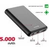„Swissten Line Sourcing“ nešiojamoji baterija, išorinis įkrovimas, USB / USB-C / Micro USB / 10 W / 5000 mAh