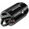 SWISSTEN maitinimo šaltinis / tinklo adapteris 30 W, 2 prievadų, USB-C, USB-A, greitas įkrovimas GaN