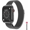 Swissten metalinis dirželis, skirtas Apple Watch 1/2/3/4/5/6/SE / 42-44 mm, Juodos spalvos