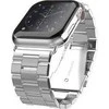 Swissten Išmaniojo laikrodžio Apple 1/2/3/4/5/6/SE dirželis, Sidabrinės spalvos, 38/40mm