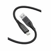 „Swissten“ minkštas silikoninis USB - „Lightning“ duomenų ir įkrovimo laidas, 0,4 m