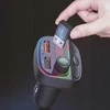 FM siųstuvas „Swissten RGB Bluetooth FM“ siųstuvas, 2x USB / USB-C