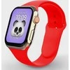 Swissten Išmaniojo laikrodžio Apple 1/2/3/4/5/6/SE silikoninis dirželis, Raudonos spalvos, 42/44mm