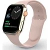 Swissten Išmaniojo laikrodžio Apple 1/2/3/4/5/6/SE silikoninis dirželis, Rožinės spalvos, 42/44mm