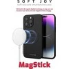 Dėklas Swissten Soft Joy Case Magstick, skirtas iPhone 15 Plus Juodas