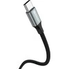 „Swissten Textile II USB - USB-C“ duomenų ir įkrovimo kabelis, 1,5 m