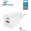 Swissten kelioninis įkroviklis GaN USB-C 20W PD / USB-A 18W QC