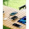 „Swissten Voltbox“ 35 W išorinė baterija (30000 mAh) su integruotais USB-C ir „Lightning“ laidais