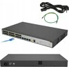 Šakotuvas „FiberHome S4820-28T-X-PE-AC“ tinklo sąsajos, valdomos L2/L3 gigabito eterneto jungtys (10/100/1000), „PoE“ palaikymas, 1U, juoda, pilka