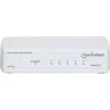 Šakotuvas „Manhattan Fast Ethernet“ biuro jungiklis, 5 prievadų, kompaktiškas, plastikinis, 560672