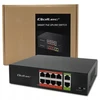 Šakotuvas „Qoltec FAST Ethernet PoE“ komutatorius 8x RJ45 PoE 2x RJ45 Uplink 120W 10/100 Mb/s