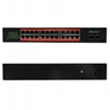 Šakotuvas Qoltec 52365 gigabito Ethernet komutatorius | 24x RJ45 | 2x SFP | 1000 Mb/s