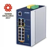Šakotuvas PLANET IGS-5225-8P2S2X switch zarządzalny L3 Gigabit Ethernet (10/100/1000) obsługa PoE Mėlyna, Sidabrinė