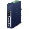 Šakotuvas Switch Planet PLANET ISW-511TS15 łącza jungiama į tinklą Nie zarządzany L2 Fast Ethernet (10/100) Mėlyna