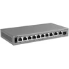 Šakotuvas Ruijie REYEE POE jungiklis RG-ES211GS-LP 8 prievadų + 2x UPLINK + 1x SFP