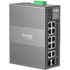 Šakotuvas TP-Link Omada 10 prievadų gigabito pramoninis lengvai valdomas komutatorius su 6 prievadų PoE+ ir 2 prievadų PoE++