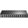 Šakotuvas TP-LINK | 10 prievadų Gigabit Desktop Switch su 6 prievadų PoE+ ir 2 prievadų PoE++ | TL-SG1210PP | Nevaldomas | Darbalaukis