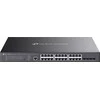 Šakotuvas TP-LINK | Switch | SG3428XMPP Omada | Managed L2 | Rackmountable | Gigabit Ethernet (copper) jungtys quantity 24 | SFP+ jungtys quantity 4 | PoE+ jungtys quantity 16 & 8x PoE++