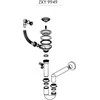 Sifonas granitinėms plautuvėms Deante Space-Saver ZXY_9949, Steel