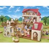 Sylvanian Families Raudonojo stogo kaimo namas Miniatiūrinis triušių namelis