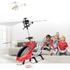 Lean Toys Nuotoliniu būdu valdomas sraigtasparnis Syma S107G su giroskopu, raudonas