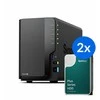 Serveris Synology DS225+/2x HAT3310-12T (2x 12TB)