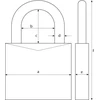 SPYNA PAKABINAMA ABUS 24670 70X82 MM