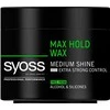 Syoss Max Hold Wax Medium Shine formavimo vaškas 150ml