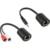 AV signalo perdavimo sistema InLine audio per LAN Ethernet tinklą – RJ45, rinkinys (89003)