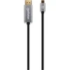 Manhattan 8K@60Hz AV signalo perdavimo sistemos USB-C į DisplayPort 1.4 adapterio laidas 3m