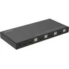 „MicroConnect“ AV signalo perdavimo sistema „Microconnect MC-HDMIKVM0401-4K Juodas KVM komutatorius