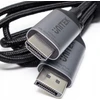 Vaizdo kabelis - UNITEK DisplayPort 1.4 į HDMI 2.1 8K 1.8m pilkas/juodas