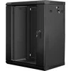 LANBERG WF01-6415-10B sieninis stovas 19 colių išmontuojamas plokščias paketas 15U/600x450mm juodas