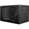 LANBERG WF01-6406-10B sieninis stovas 19 colių išmontuojamas plokščias paketas 6U/600x450mm juodas