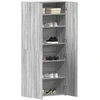 Batu skrynia 80 x 35.5 x 180 cm Apdirbta mediena Pilka