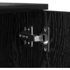 Oppbevaringsskap 2 pcs Juodas ąžuolas 108 x 41 x 40 cm