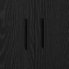 Oppbevaringsskap 2 pcs Juodas ąžuolas 108 x 41 x 40 cm