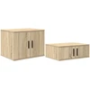 Oppbevaringsskap 2 pcs Sonoma ąžuolas 127 x 41 x 40 cm