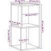kampinė spintelė Old Wood 33x33x67 cm Engineered Wood