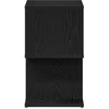 Šalia lovos spintelė 2 pcs Juodas ąžuolas 50 x 30 x 51,5 cm
