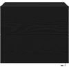 Sieninis naktinis staliukas 2 pcs juoda ąžuolo 50 x 39 x 41 cm