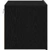 Sieninis naktinis staliukas 2 pcs juoda ąžuolo 50 x 39 x 41 cm