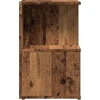 Spinta prie lovos Old Wood 35x35x55 cm Engineered Wood