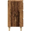 Spintelė prie lovos Old Wood 40x35x69 cm Engineered Wood