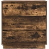 Šalia lovos spintelė Rūkyta ąžuolas 71 x 34,5 x 75 cm